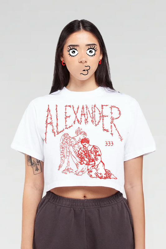 "Fall of Alexander" Women's Crop Top
